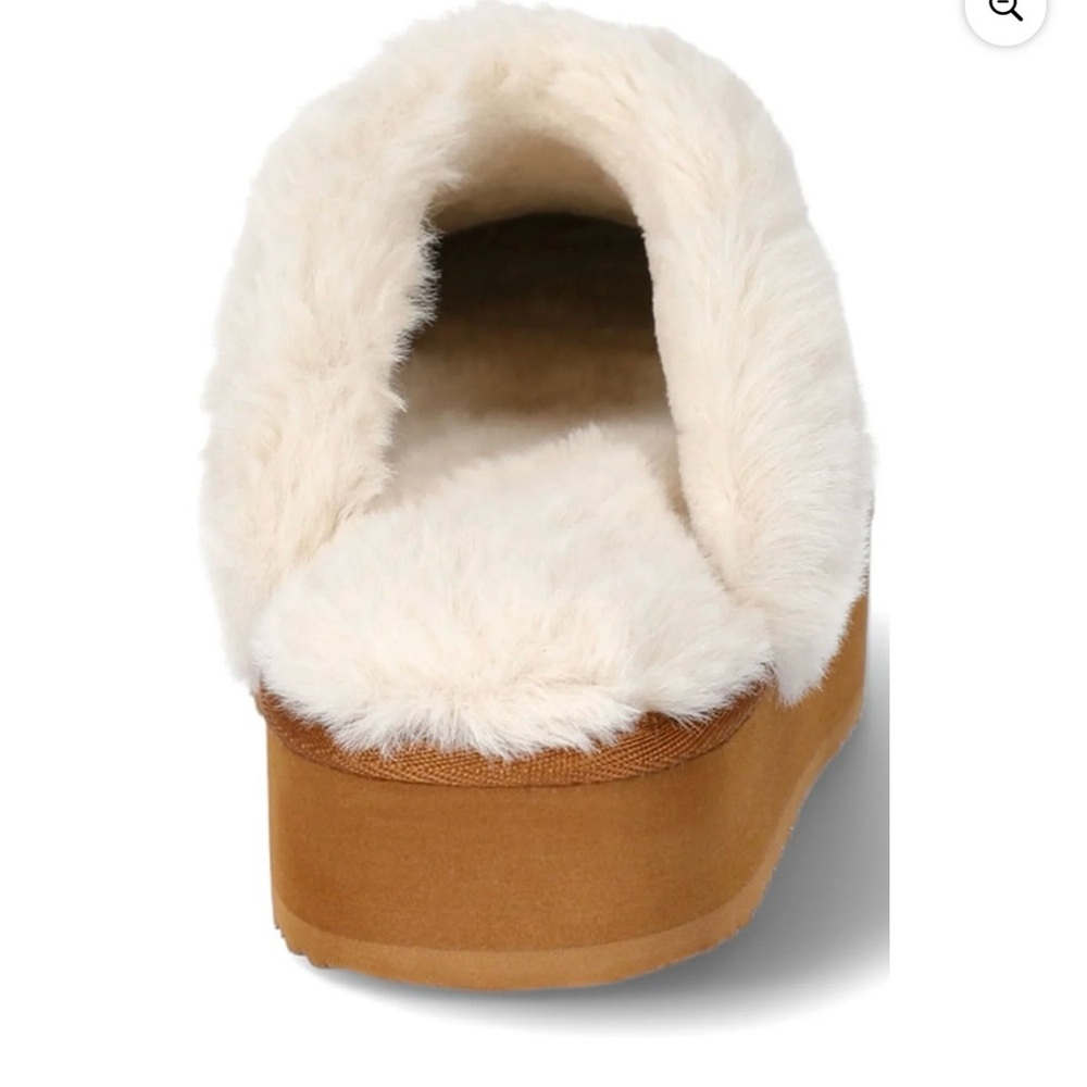 NWT Joyspun Women's Faux Suede Platform Clog Slippers Sz 8 - Picture 12 of 16